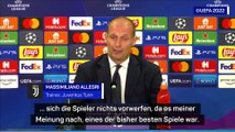 Allegri trotz CL-Aus: “Eines unserer besten Spiele”