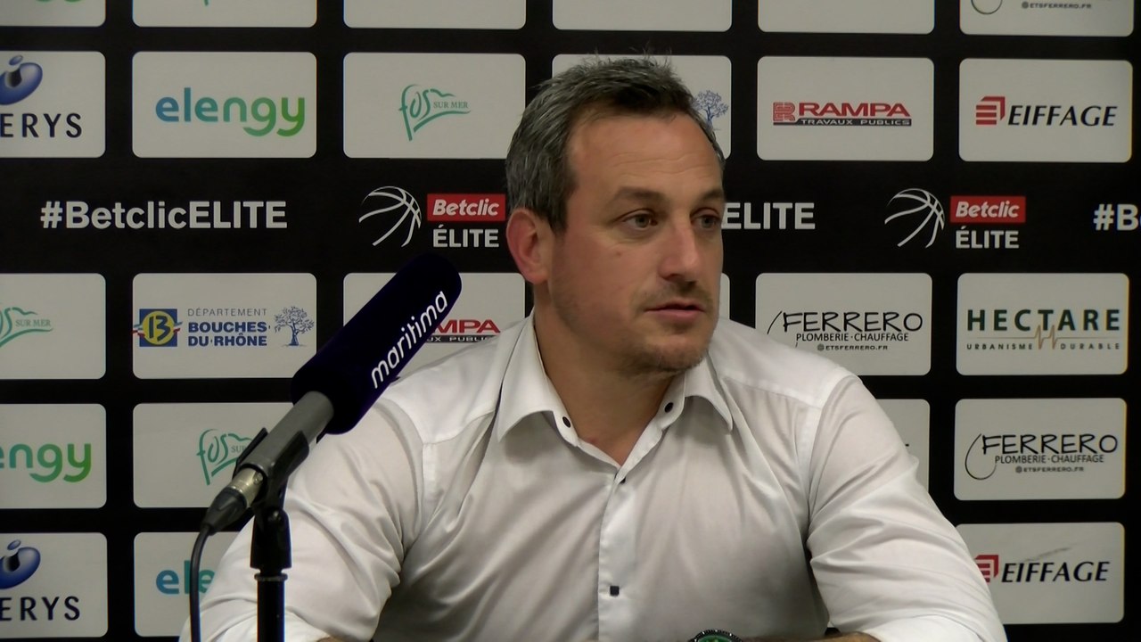 Au micro maritima: Rémi Giuitta avant le déplacement de Fos Provence Basket à l'ASVEL