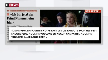 La journaliste russe contestataire, Marina Ovsiannikova, refuse l'invitation à l'exil d'Emmanuel Macron