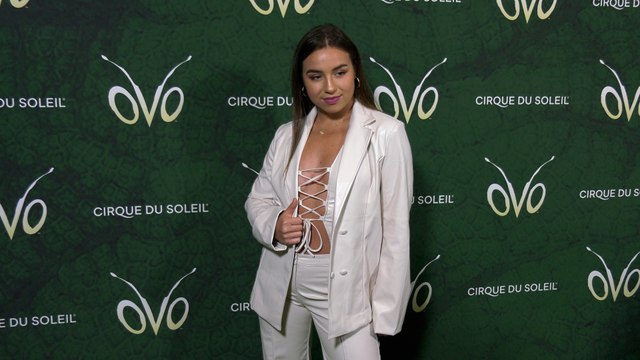 Enola Bedard Cirque du Soleil OVO Los Angeles Premiere Red Carpet