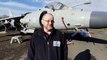 North East Land, Sea and Air Museums chair Dave Charles welcomes Sea Harrier Jump Jet