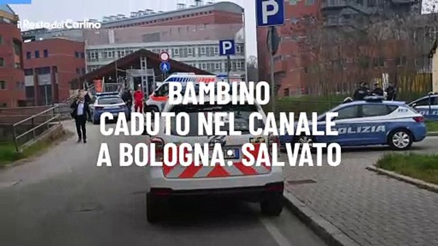 Bambino caduto nel canale a Bologna: salvato