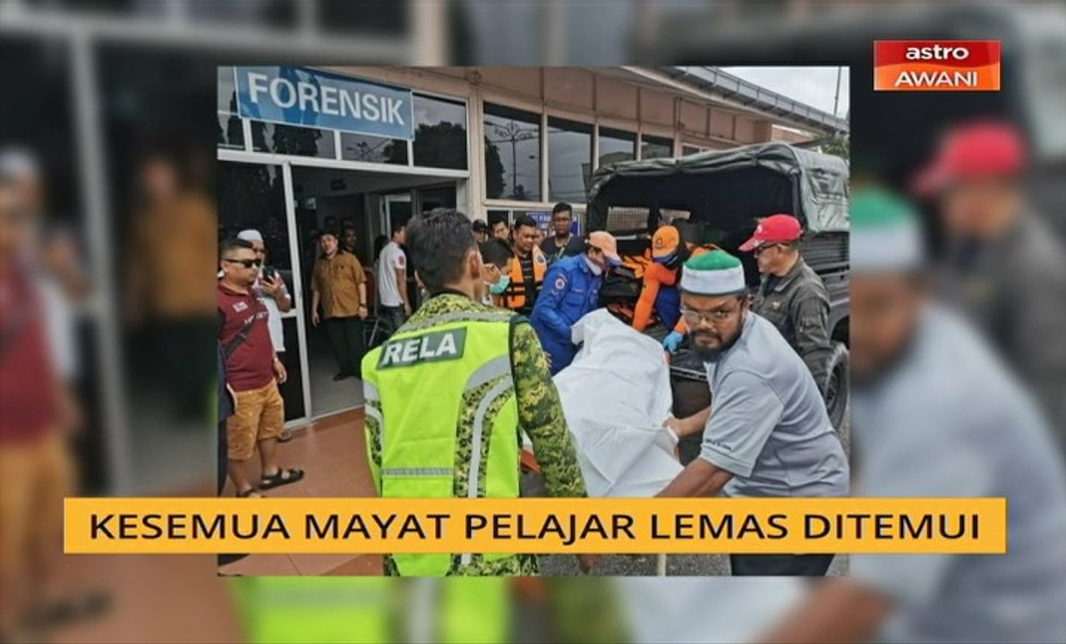 Kesemua mayat pelajar lemas ditemui