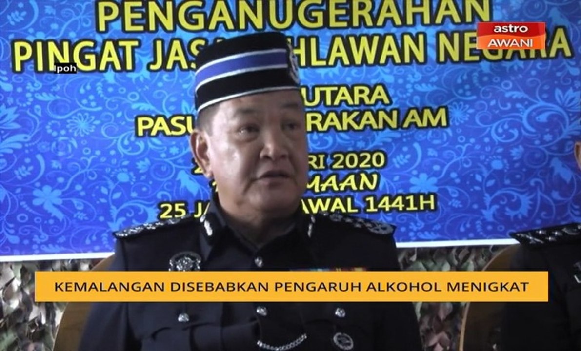 Kemalangan disebabkan pengaruh alkohol meningkat