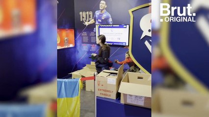 À l'occasion d'un match de foot, il vient en aide aux Ukrainiens