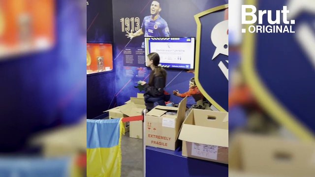 À l'occasion d'un match de foot, il vient en aide aux Ukrainiens