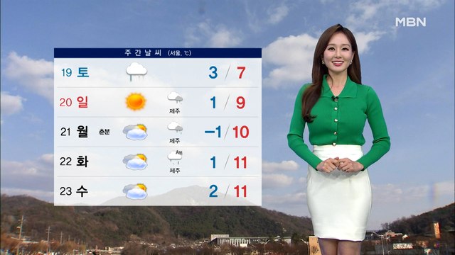 [종합뉴스 날씨]모레까지 전국 곳곳 비·눈…강원 산지 대설특보