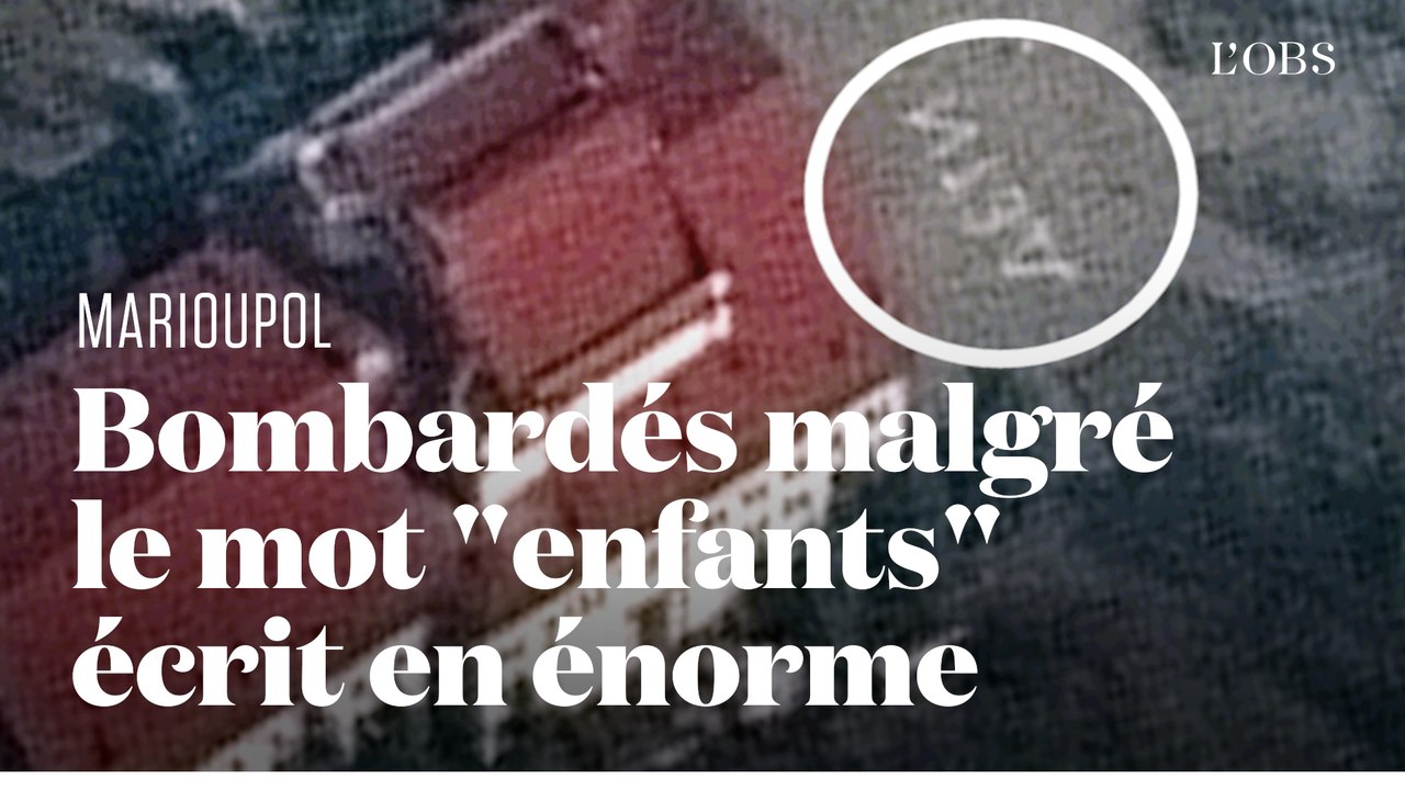 Ukraine : un théâtre abritant des centaines de civils bombardé à Marioupol