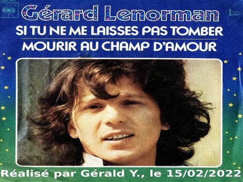 Gérard Lenorman_Si tu ne me laisses pas tomber (Clip live 1975)karaoké