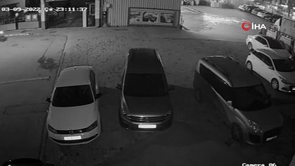 İstanbul'da iş yerine silahlı saldırı kamerada