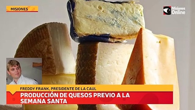 Producción de quesos previo a la Semana Santa