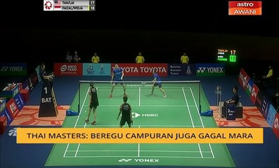Thai Masters: Beregu campuran juga gagal mara