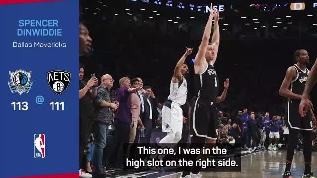Dinwiddie credits Doncic for Nets buzzer-beater