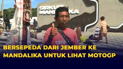 Kisah Siswanto, Bersepeda dari Jember ke Mandalika untuk Lihat Presiden dan MotoGP