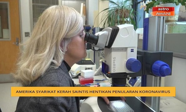 Amerika Syarikat kerah saintis hentikan penularan koronavirus