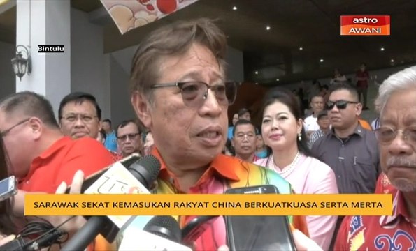 Koronavirus: Sarawak sekat masuk rakyat China berkuat kuasa serta merta