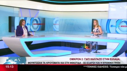 Η Πνευμονολόγος, Α. Κατσώνη στο δελτίο του Star