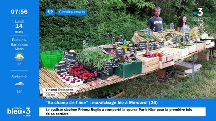 À Mercurol, "Au champ de l'âne", des œufs, des légumes et aromates Bio