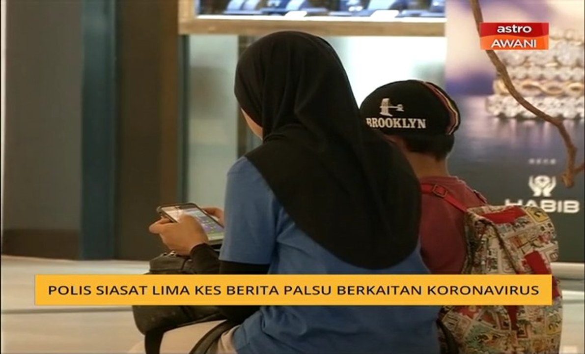 Polis siasat lima kes berita palsu berkaitan koronavirus