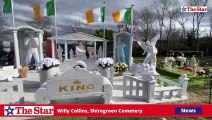 WATCH: The unveiling of a 37 ton headstone with solar panels and a jukebox in memory of Willy Collins The King of Sheffield