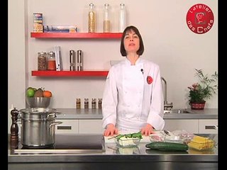 L'atelier des Chefs : cannelloni fromage de chèvre frais et pesto d'épinard
