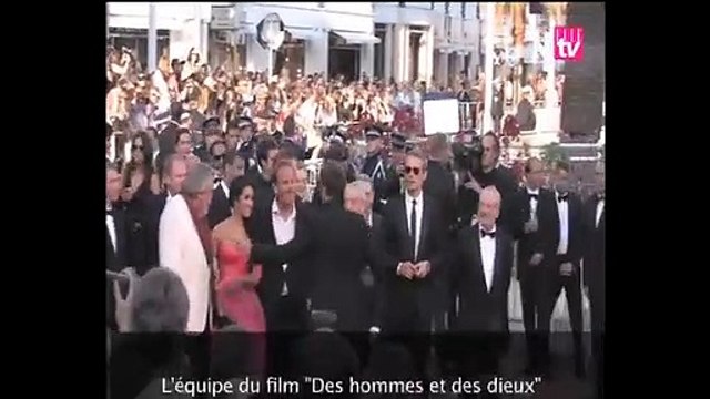 Festival de Cannes 2010 : la montée des marches de Lambert Wilson et Juliette Binoche