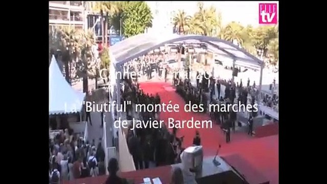 Festival de Cannes 2010 : la Biutiful montée des marches de Javier Bardem