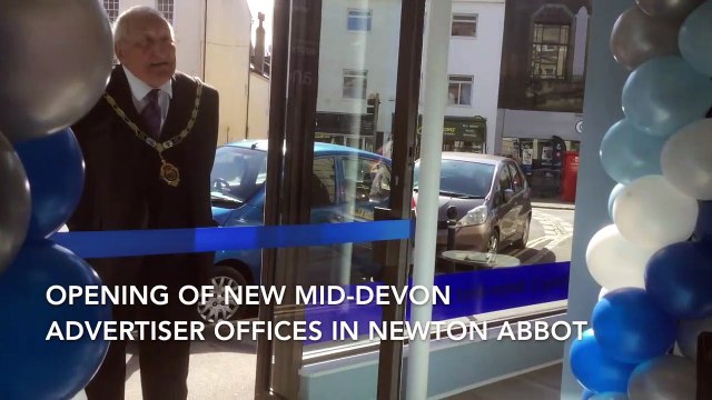 Opening of new offices for Mid-Devon Advertiser