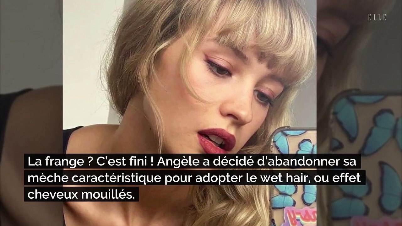 Angèle abandonne la frange pour la coiffure la plus tendance du moment