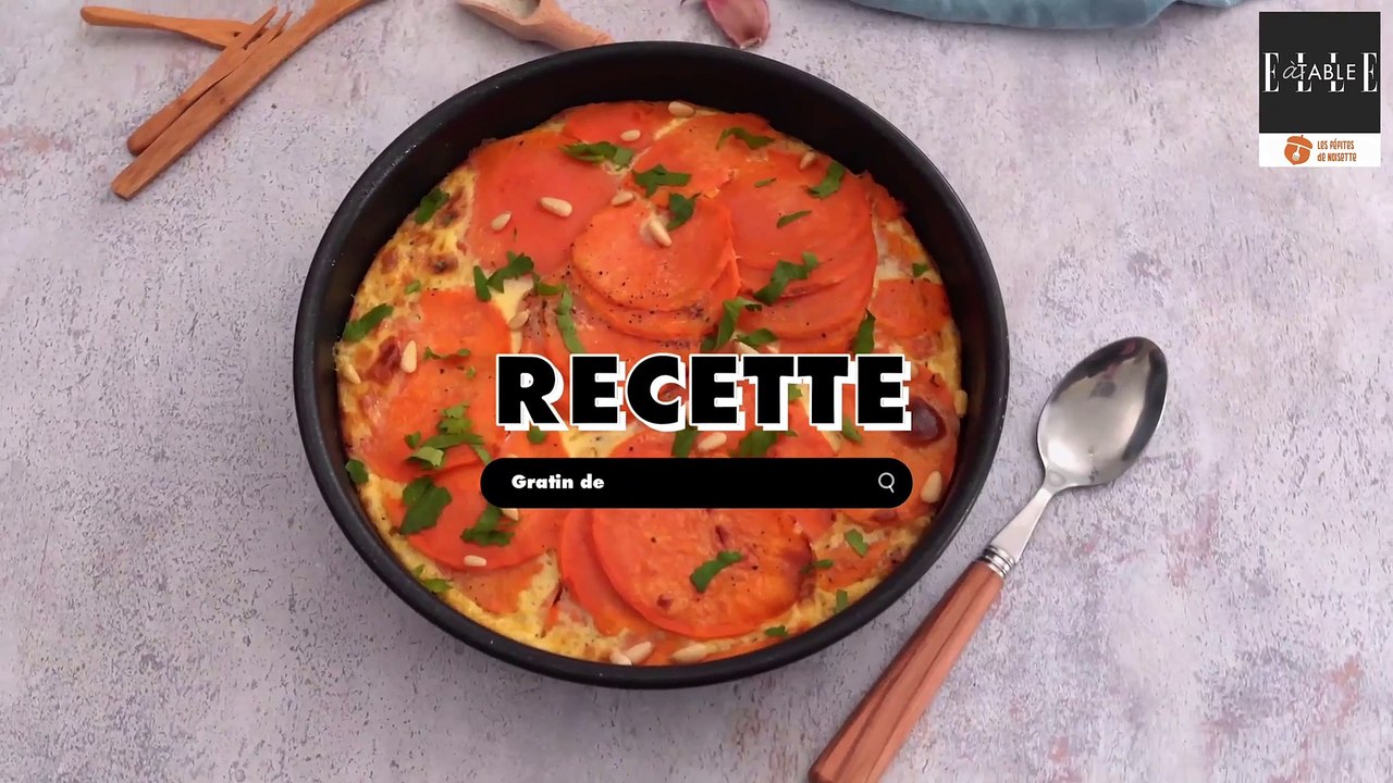 Gratin de patate douce et pomme de terre