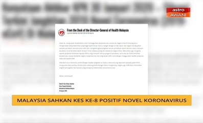 Lagi kes positif novel koronavirus di Malaysia
