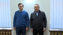 Çavuşoğlu ve Kuleba'dan ortak toplantı: 