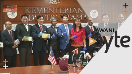 #AWANIByte: Kerajaan sumbang 18 juta sarung tangan ke Wuhan