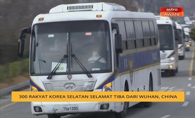 300 rakyat Korea Selatan selamat tiba dari Wuhan, China