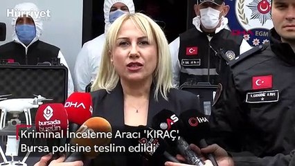 Video herunterladen: Kriminal İnceleme Aracı 'KIRAÇ', Bursa polisine teslim edildi