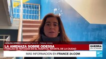 Informe desde Odessa: familias se refugian en subterráneo de hospital infantil