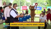 Condori respondió pliego interpelatorio: 