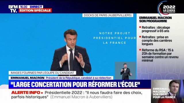 Emmanuel Macron sur les enseignants: Il y aura une meilleure rémunération pour ceux qui s'engagent sur une autre mobilisation