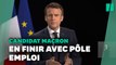 Le candidat Macron veut transformer Pôle Emploi en France Travail
