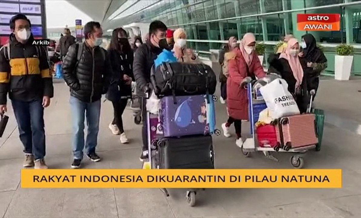 Rakyat Indonesia dikuarantin di Pulau Natuna