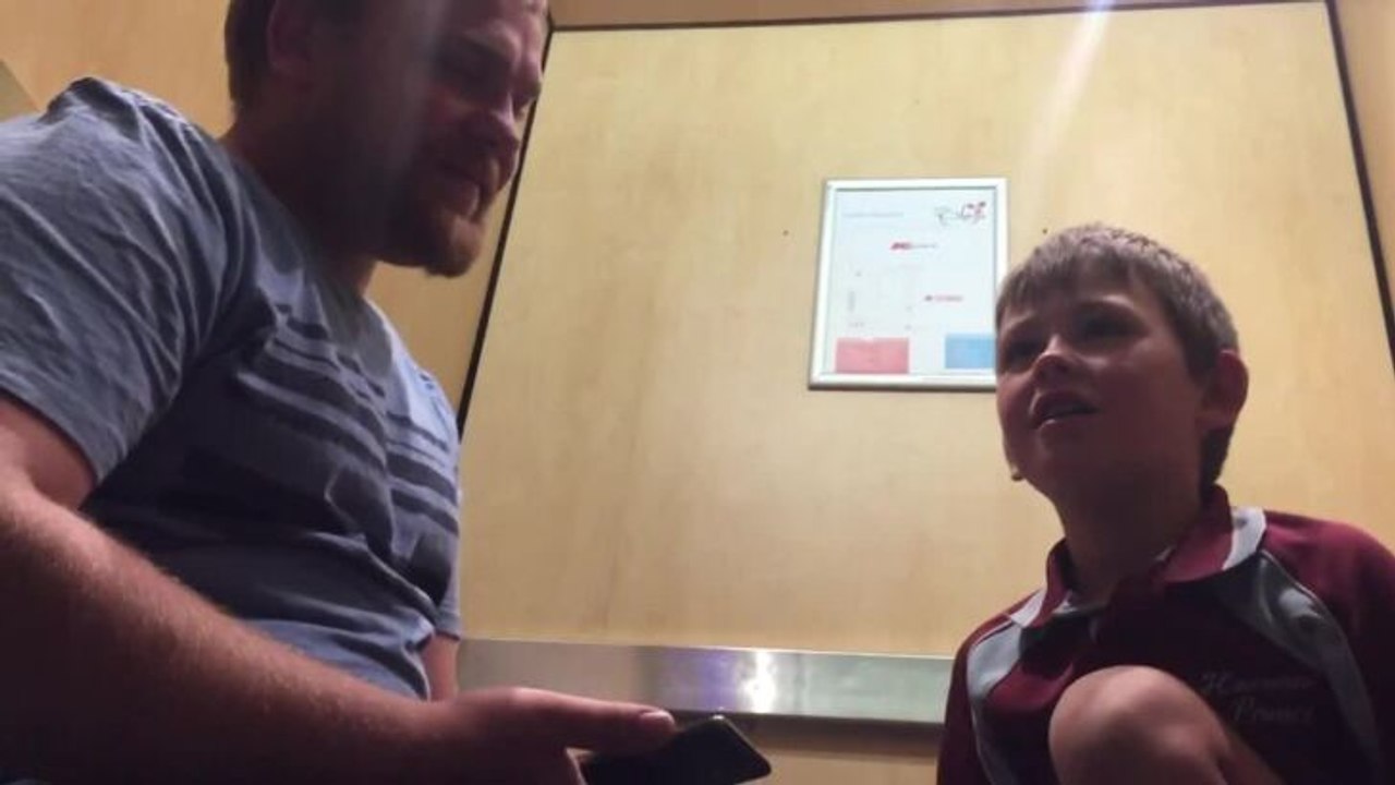 Father and son trapped in elevator - The Advocate