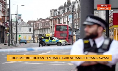 Polis metropolitan tembak lelaki serang 3 orang awam