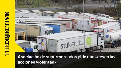 Asociación de supermercados pide que «cesen las acciones violentas»
