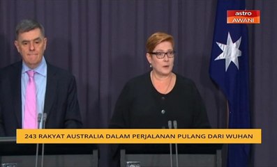 Koronavirus: 243 rakyat Australia dalam perjalanan pulang dari Wuhan