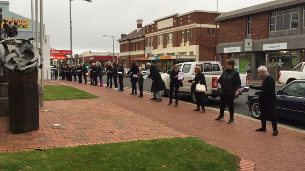 Burnie arts community pass down petition