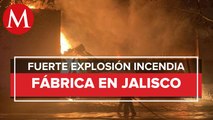 Incendio en fábrica moviliza a Bomberos de Guadalajara, Tlaquepaque y Zapopan