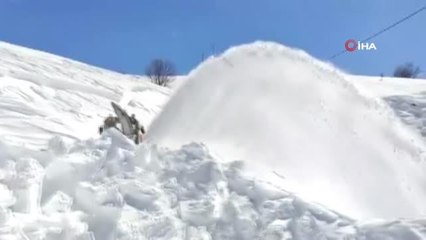 Bingöl'de kapalı olan 23 köy yolunda çalışmalar sürüyor