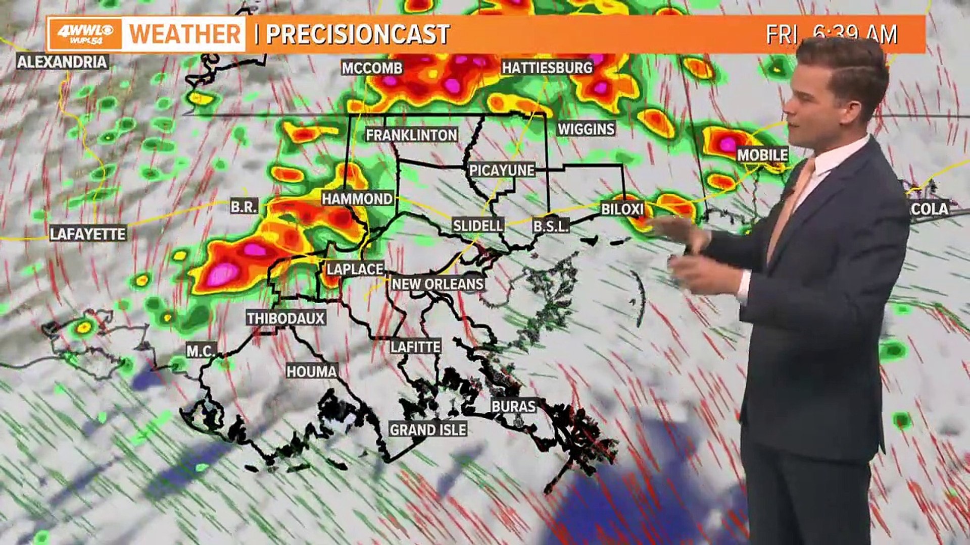 ⁣Beautiful St. Patrick's Day, strong storms roll in Friday morning