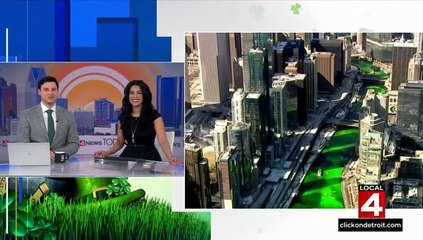 Chicago River turns green for St. Patrick's Day
