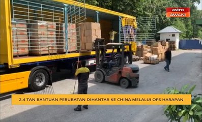 2.4 tan bantuan perubatan dihantar ke China melalui Ops Harapan